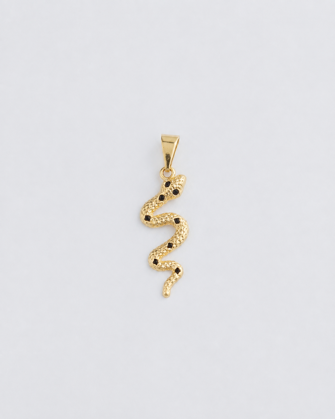 DIJE SERPIENTE NEGRA 3.1 CM