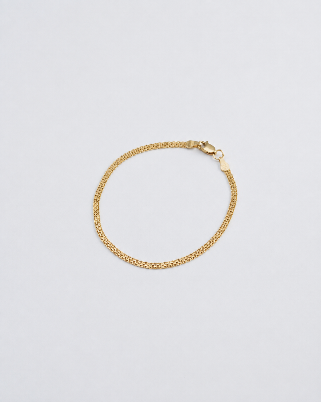PULSERA TEJIDO CHINO BASE PLATA 3MM 16 CM