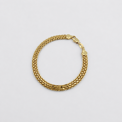 PULSERA TEJIDO CHINO DOBLE CARRIL 19.5 CM