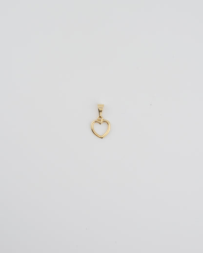 DIJE CORAZÓN SILUETA 1.9 CM