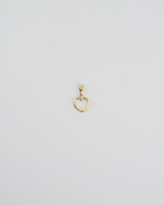DIJE CORAZÓN SILUETA 1.9 CM