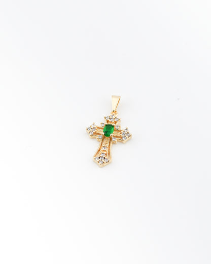 DIJE CRUZ GREEN SOUL 3.3 CM