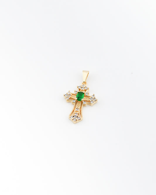 DIJE CRUZ GREEN SOUL 3.3 CM