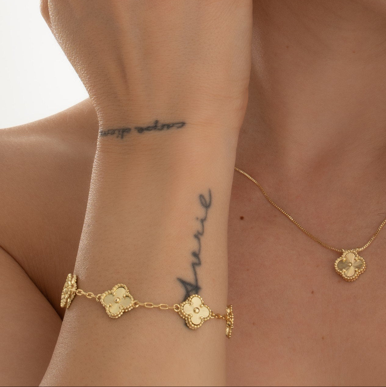 PULSERA CLOVER 12MM 18 CM