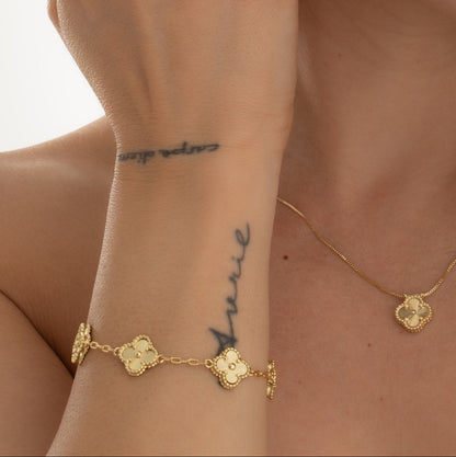 PULSERA CLOVER 12MM 18 CM