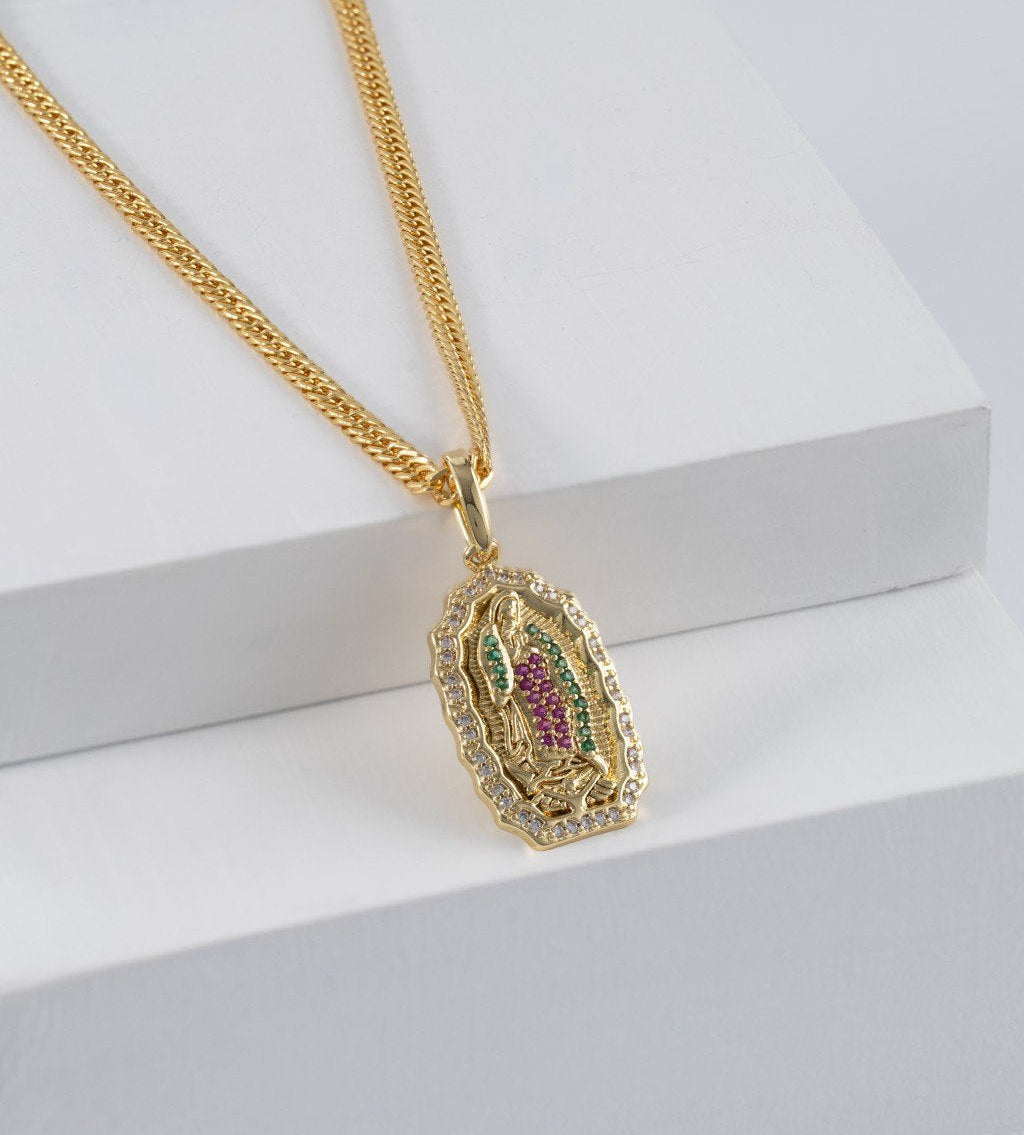 DIJE MEDALLA DE GUADALUPE 3.5 CM