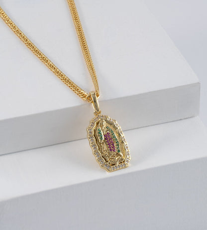 DIJE MEDALLA DE GUADALUPE 3.5 CM